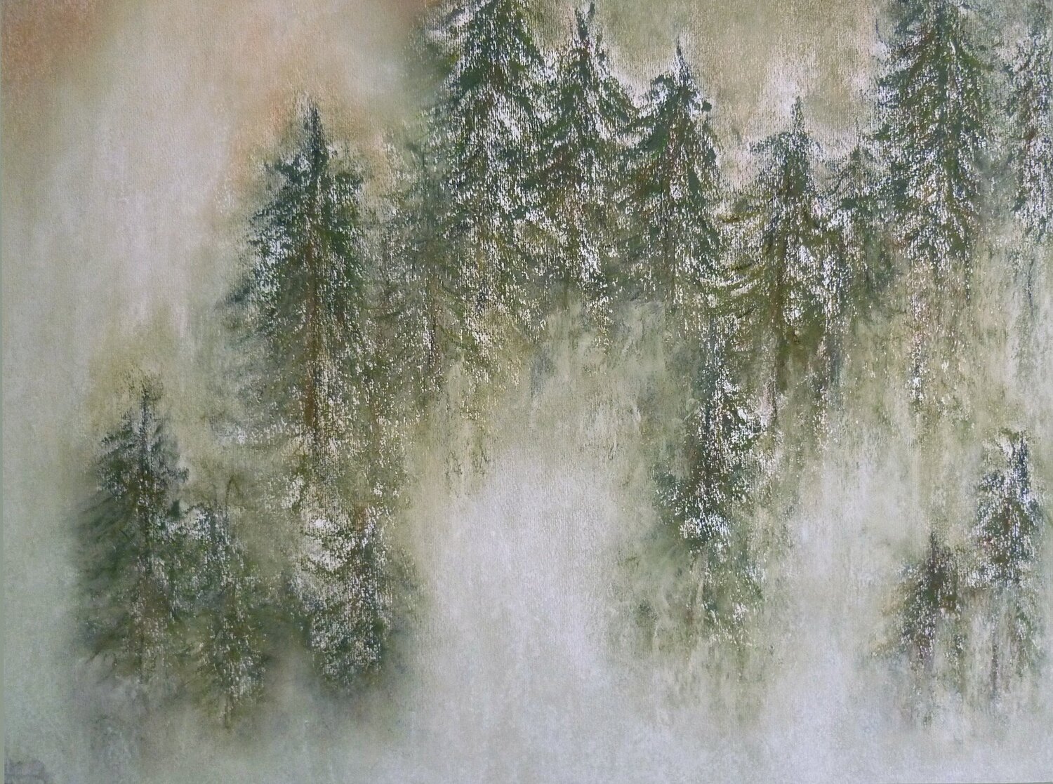 Frühnebel am Waldesrand Annachrista Kroll-Buchholz