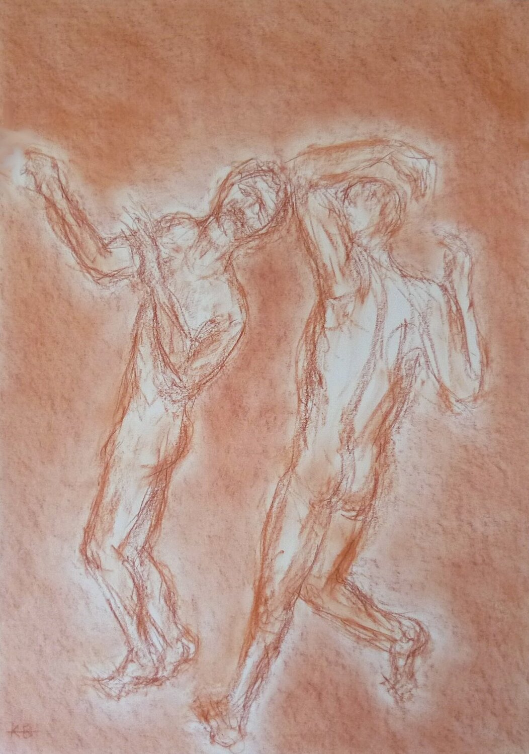 Bewegungsstudie 06 Annachrista Kroll-Buchholz Work on Paper for sale