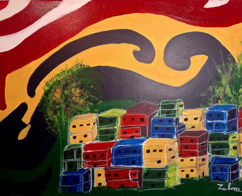 Casitas Lindas de Zulma Brooks, Pintura a la venta en Singulart