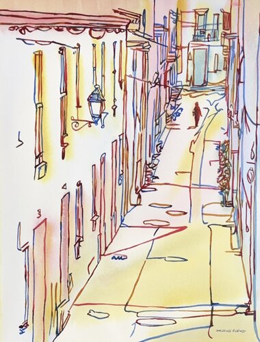 Afternoon Light 5175 par Christine Beard, Peinture en vente sur Singulart