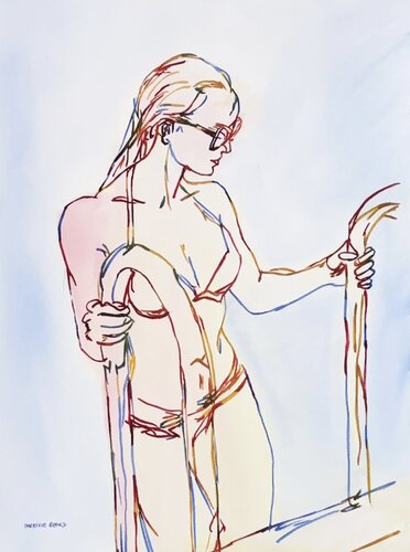 Sunlit Ascent 51719 di Christine Beard, Pittura in vendita su Singulart