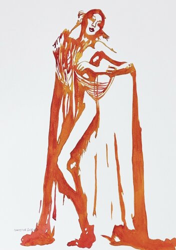 Velvet Flame 51748 van Christine Beard, Schilderij te koop op Singulart