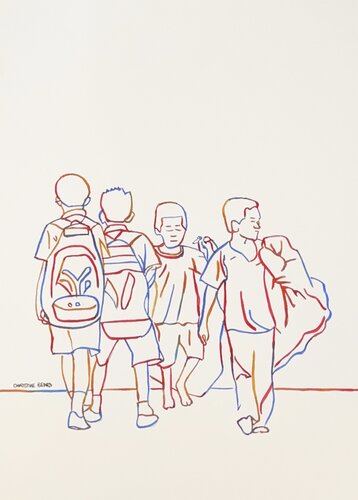 After The Bell 51753 de Christine Beard, Pintura a la venta en Singulart