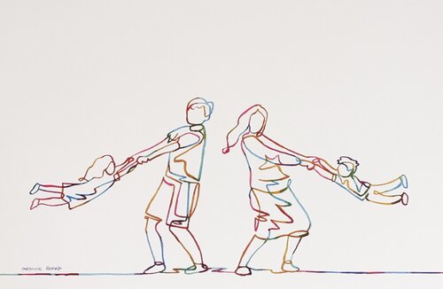 Swingtime Symphony 51754 von Christine Beard, Malerei kaufen auf Singulart