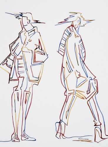 Poise In Motion 51759 de Christine Beard, Pintura a la venta en Singulart