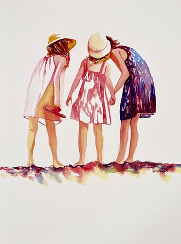 Shared Secrets 51762 van Christine Beard, Schilderij te koop op Singulart