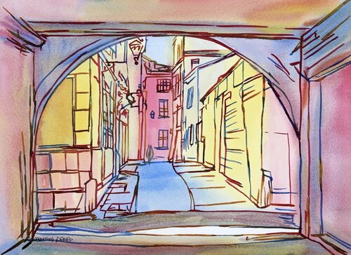 Where Light Leads 51766 di Christine Beard, Pittura in vendita su Singulart