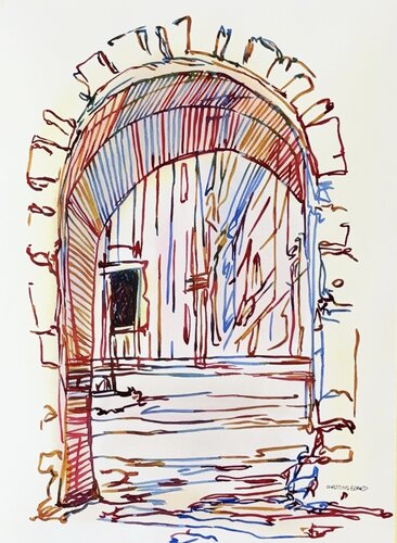 Under The Arch Of Morning 51771 de Christine Beard, Pintura a la venta en Singulart