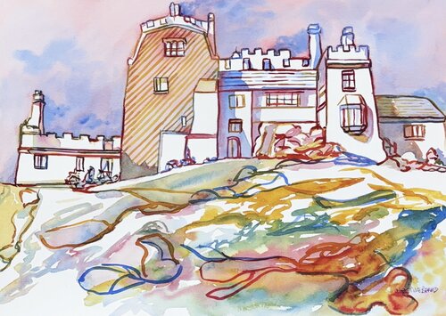 Between Stone And Sky 51788 de Christine Beard, Pintura a la venta en Singulart