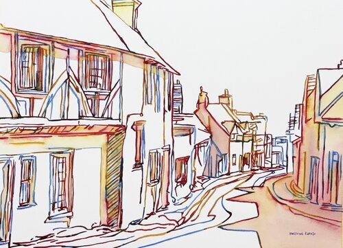 Rooted and Watching 51790 van Christine Beard, Schilderij te koop op Singulart