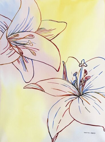 Stem and Silence 517109 von Christine Beard, Malerei kaufen auf Singulart