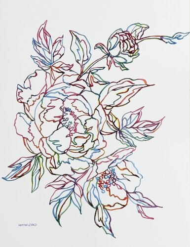 Loose Arrangement 517111 by Christine Beard, Painting for Sale on Singulart