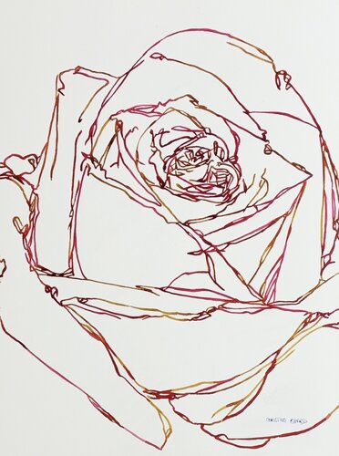 Petals in Motion 517147 van Christine Beard, Schilderij te koop op Singulart