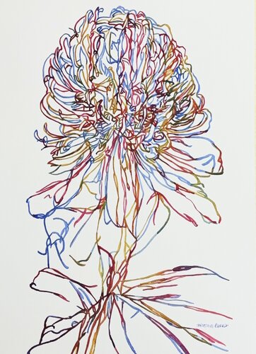 Bloomstorm 517155 van Christine Beard, Schilderij te koop op Singulart