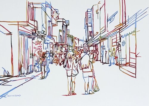 Afternoon Stillness 517169 by Christine Beard, Painting for Sale on Singulart