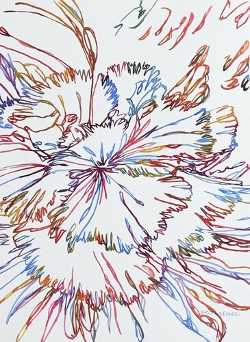 Blooming 517189 van Christine Beard, Schilderij te koop op Singulart