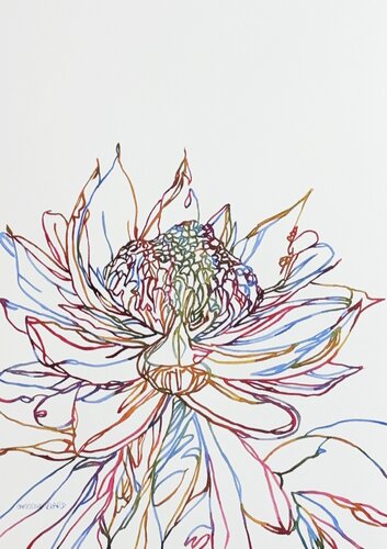 A Gentle Tangle 517195 von Christine Beard, Malerei kaufen auf Singulart
