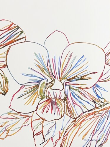 A Soft Burst 517200 di Christine Beard, Pittura in vendita su Singulart