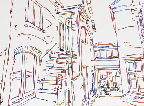 A Small Place To Stay 517256 van Christine Beard, Schilderij te koop op Singulart