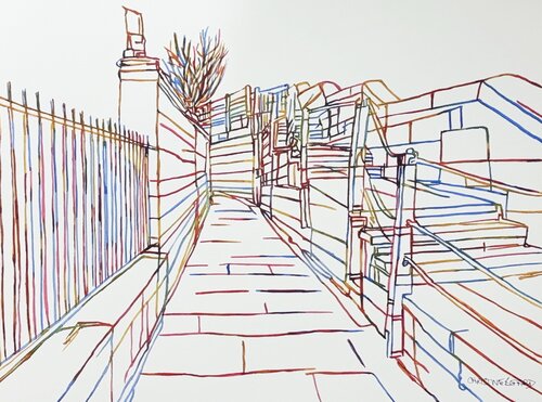 The Quiet Path 517267 van Christine Beard, Schilderij te koop op Singulart