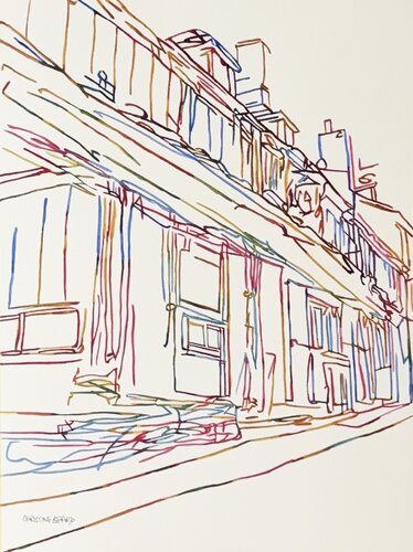 The Street Knows 517272 di Christine Beard, Pittura in vendita su Singulart
