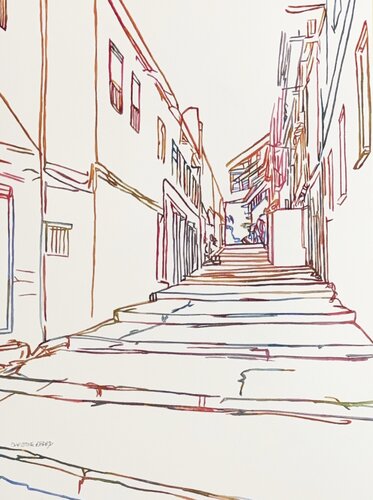 Where Footsteps Echo 517253 van Christine Beard, Schilderij te koop op Singulart