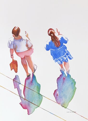 Retail Therapy And Real Shadows 517287 van Christine Beard, Schilderij te koop op Singulart