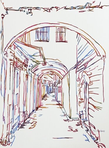 Arcade of Light 517298 van Christine Beard, Schilderij te koop op Singulart