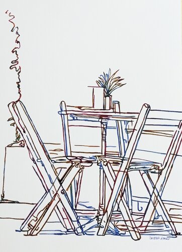 Still at the Table 517343 van Christine Beard, Schilderij te koop op Singulart