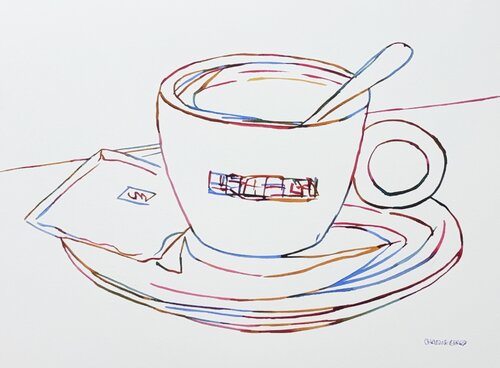A Simple Cup 517358 van Christine Beard, Schilderij te koop op Singulart