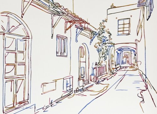 Drawn Through 517372 by Christine Beard, 絵画 for Sale on Singulart