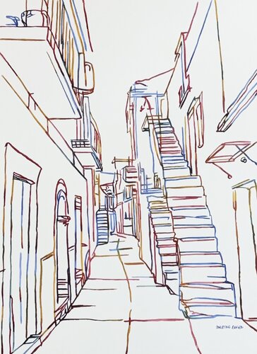 The Quiet Ascent 517378 di Christine Beard, Pittura in vendita su Singulart