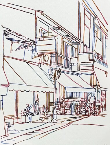 A Place to Linger 517384 by Christine Beard, 회화 for Sale on Singulart
