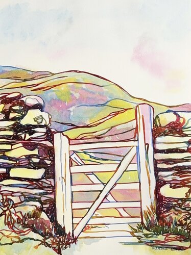 Country Passage 517392 par Christine Beard, Peinture en vente sur Singulart