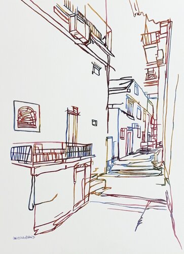 Laneway Study 517399 by Christine Beard, Painting for Sale on Singulart