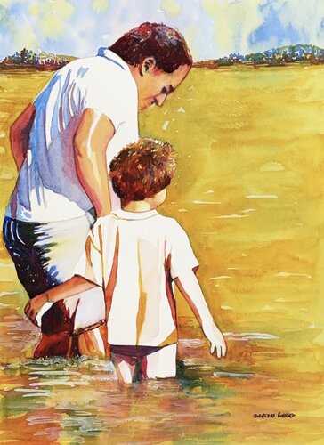 Beside You 517405 by Christine Beard, Painting for Sale on Singulart