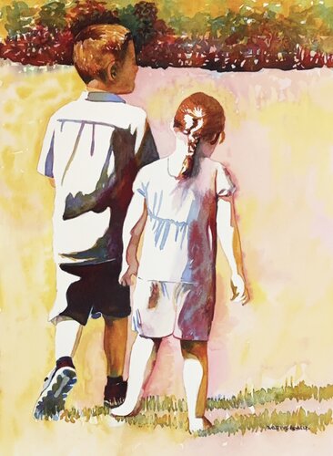 Where We Go Together 517406 by Christine Beard, Painting for Sale on Singulart