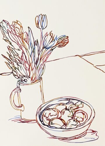 Simple Pleasures 517411 di Christine Beard, Pittura in vendita su Singulart
