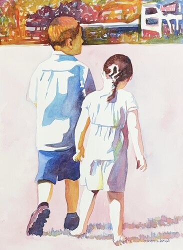 The Long Afternoon 517416 van Christine Beard, Schilderij te koop op Singulart