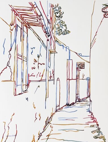 Narrow Passage 517430 by Christine Beard, Painting for Sale on Singulart