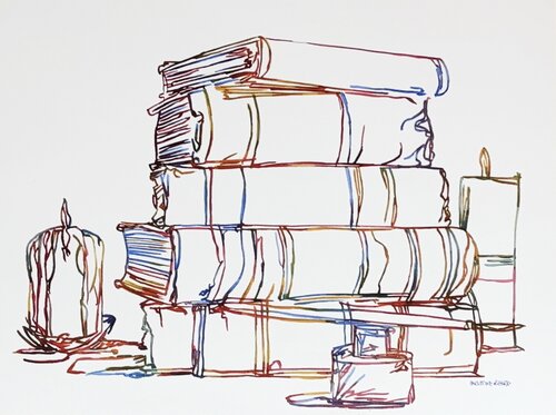 Stories at Rest 517451 par Christine Beard, Peinture en vente sur Singulart
