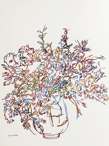 Joy in Bloom 517449 de Christine Beard, Pintura a la venta en Singulart