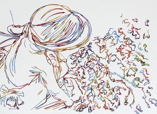 A Small Kind of Happiness 517459 by Christine Beard, Painting for Sale on Singulart