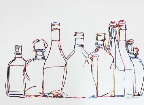 The Collected Line 517464 de Christine Beard, Pintura a la venta en Singulart