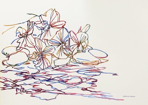 Where They Fell 517480 by Christine Beard, Painting for Sale on Singulart
