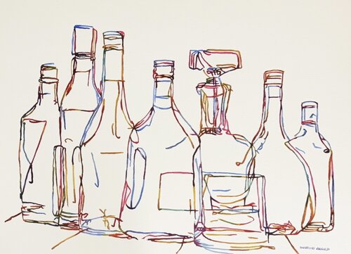 The Standing Set 517483 par Christine Beard, Peinture en vente sur Singulart