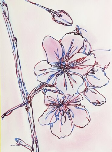 Branch of Spring 517498 by Christine Beard, Painting for Sale on Singulart