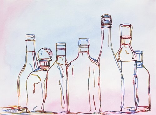 Bottled Light 517506 by Christine Beard, 絵画 for Sale on Singulart