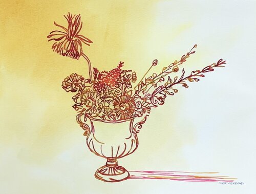 Gathered Warmth 517515 par Christine Beard, Peinture en vente sur Singulart