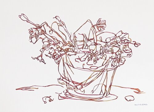 Held Loosely 517531 by Christine Beard, Painting for Sale on Singulart